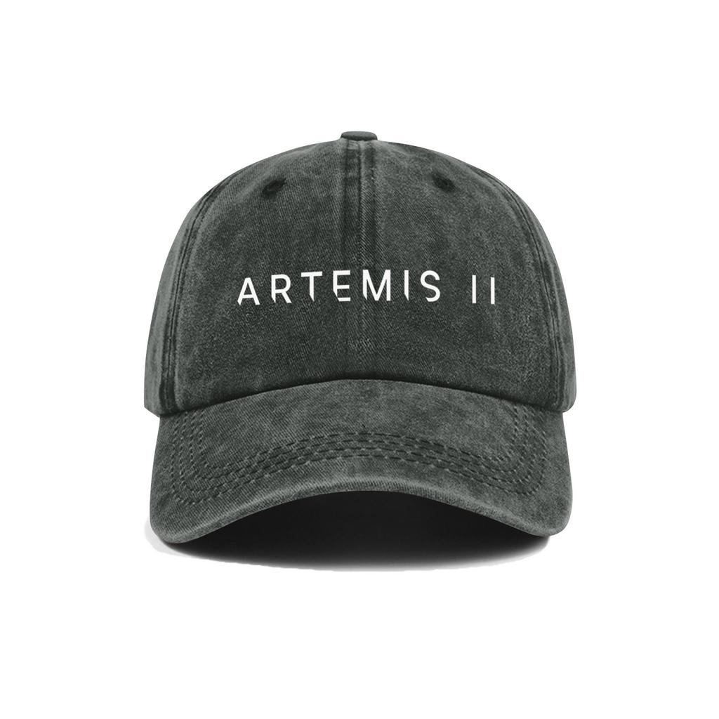Повседневная Унисекс Регулируемая Бейсболка с Вышитым Дизайном Artemis II Прочная Хлопковая Твил Ткань Структурированный Козырек Низкий Профиль
