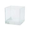 HAMMER GLASS Cube Vase, W8 X H8, Clear, Shatterproof Polycarbonate, 2300176