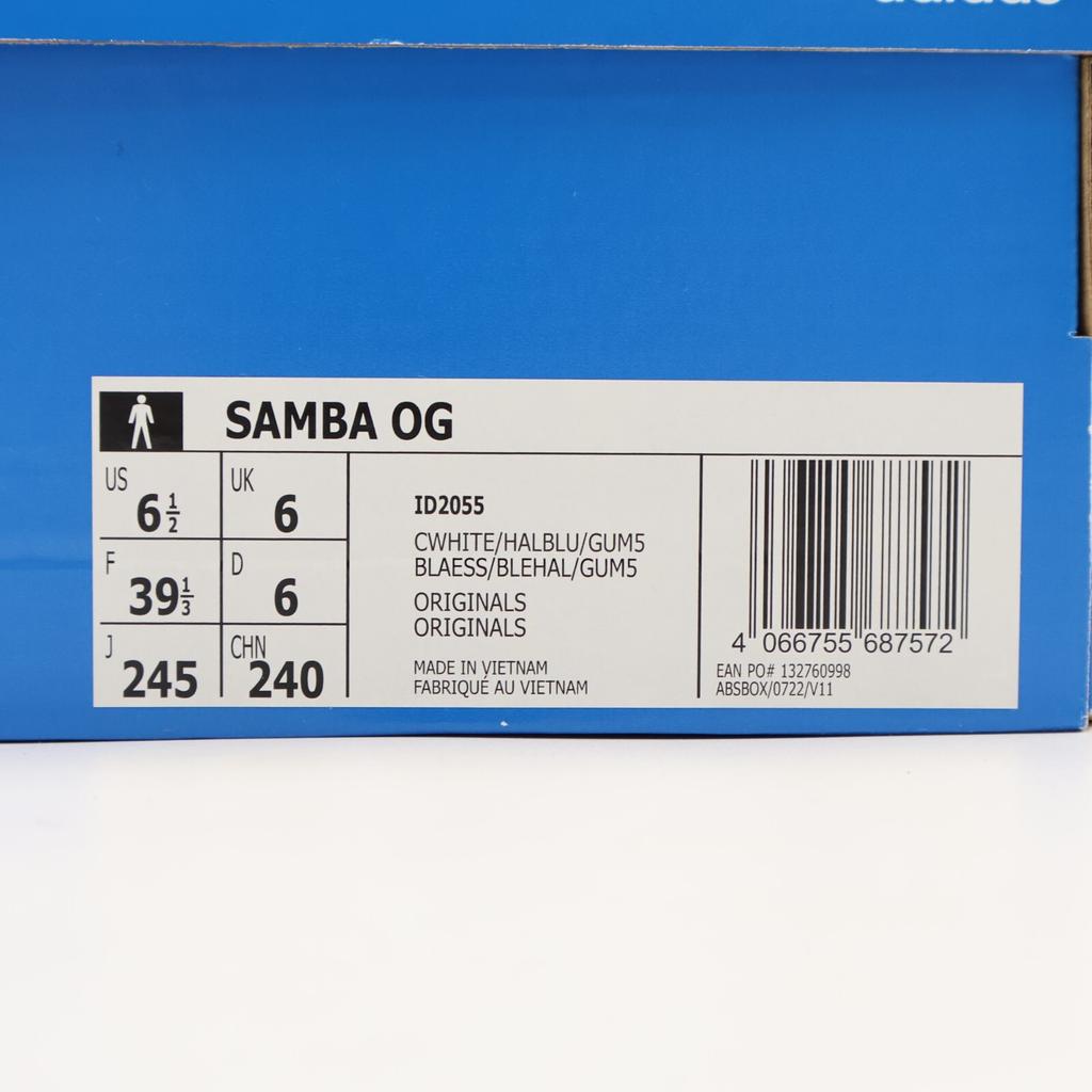 ID2055 adidas Originals Samba OG Halo Blue (Мужской)