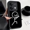 Чехол для телефона Xiaomi Redmi Note 15 14 13 Pro Plus Funny Stickman Matchman Shell 12S 11 11S 11T 5G 14S из мягкого силикона.