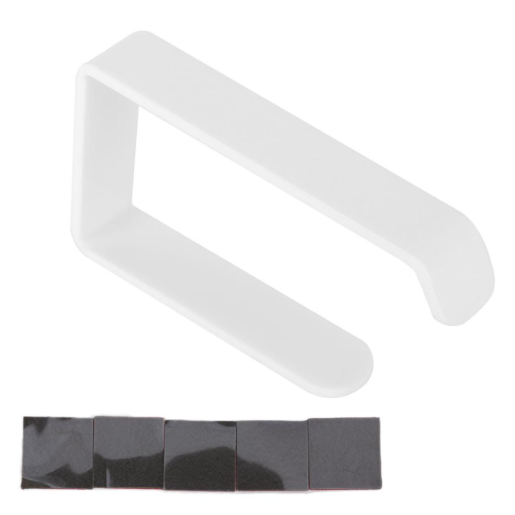 Держатель для салфеток, настенный, без дырокола, акриловый, вешалка для рулонной бумаги для ванной, кухни, белый