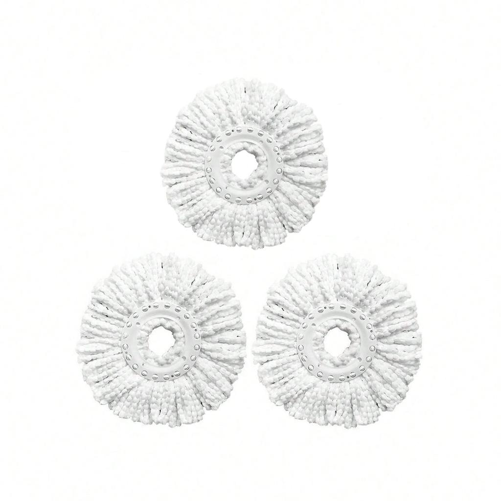 Набор из 4 насадок для швабры с отжимом, совместимых с Hurricane, Mopnado, Casabella и другими швабрами стандартного размера с отжимом, долговечная швабра из микрофибры