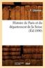 Книга Histoire De Paris Et Du Departement De La Seine (Ed.1890)