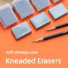 4Pcs Grey Kneaded Erasers Soft Plasticity Erasers Art Supplies Sketching Erasers  Drawing Art