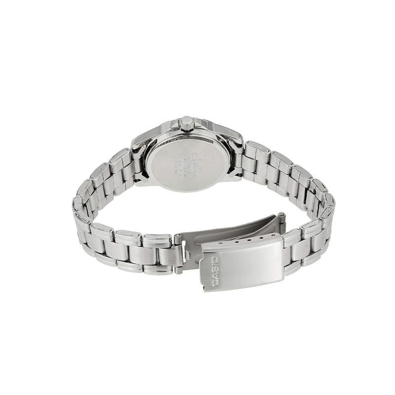 Casio Серия STANDARD Серия Classic Pointer Модные Деловые Кварцевый механизм Стальной ремешок Японские и корейские часы Женские LTP-1215A-7B2