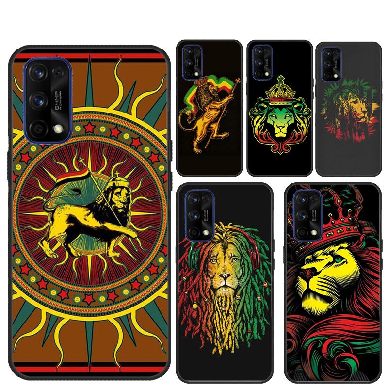 Rastafarian Lion For Realme 13 12 10 11 14 Pro Plus GT 6T 6 5 GT7 Pro C61 C55 C53 C51 C21Y C25S C75 C67 Case