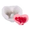 Многоцелевая силиконовая форма на тему любви для рукоделия, декоративная свеча для пар и мероприятий