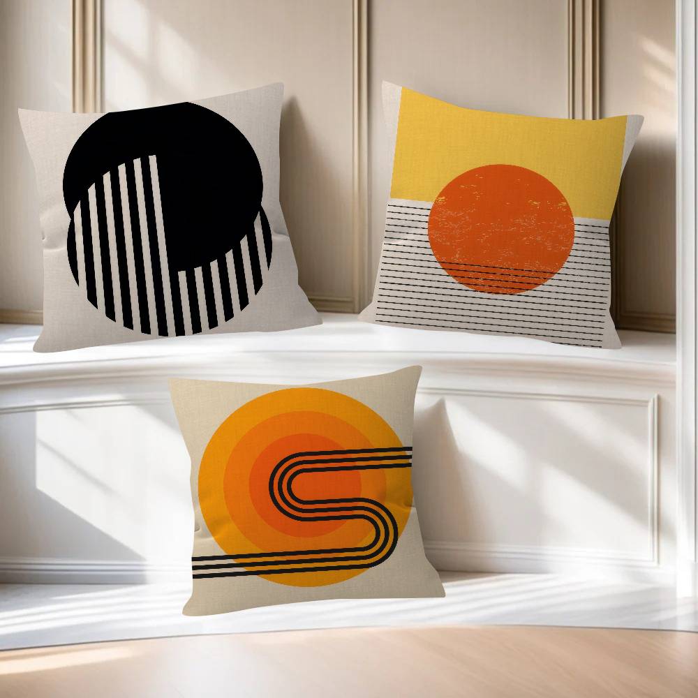 abstract Bauhausstyle Pillow Anime Pillow Sofa Bed Head Pillow Cover Cushion Cover Fashion