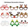 9Pcs/Set 3D Paper Decorative Glasses For Christmas Snowman Children'S Party Photography Decoration Props Unisex Eyeglasses
