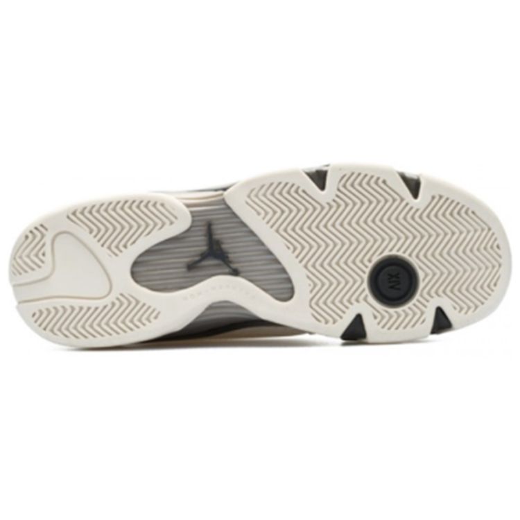 Детские кроссовки Air Jordan 14 Retro Low Premium GG Phantom Серо-Белый Металлик-Олово 807510-027