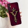Чехол Для Tecno Camon 17P CG7 CG7n Чехол Для Techno Camon 17P Чехол Силиконовый Роскошная Корона Мода Буквы А-Я 2D Плоский Узор