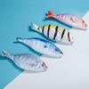 Creative Gift Fish Shape Pencil Bag Pen Case Zipper Pouch School Stationery