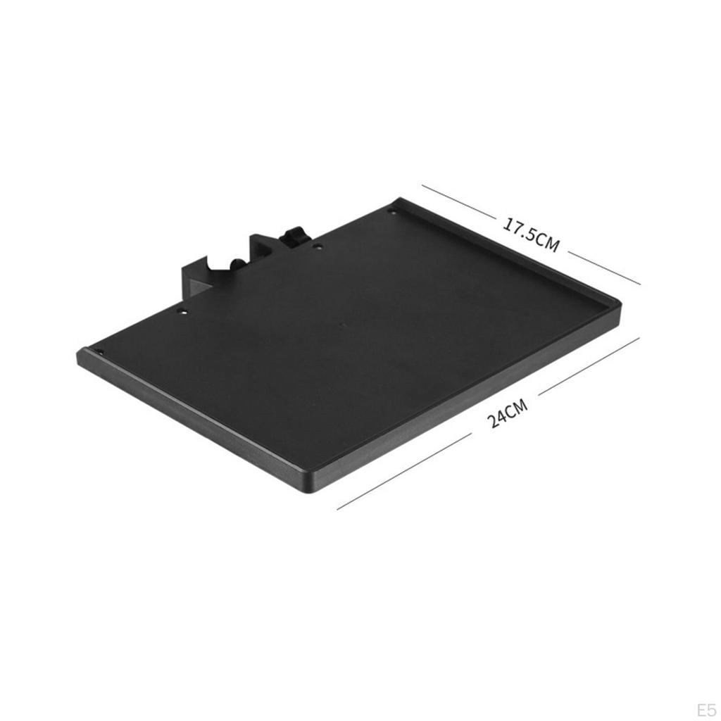 Microphone Stand Tray Holder, Mic Sound Card Tray, Clamp On Utility Shelf for Music Sheet,