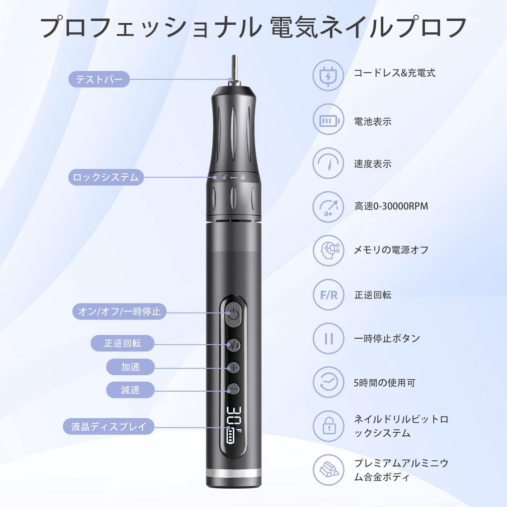 CGBE Машинка для ногтей электрическая машинка для ногтей пилочка для полировки ногтей полировка ногтей обработка кутикулы отшелушивающая машинка для ногтей профессиональная вращение 30000 об/мин