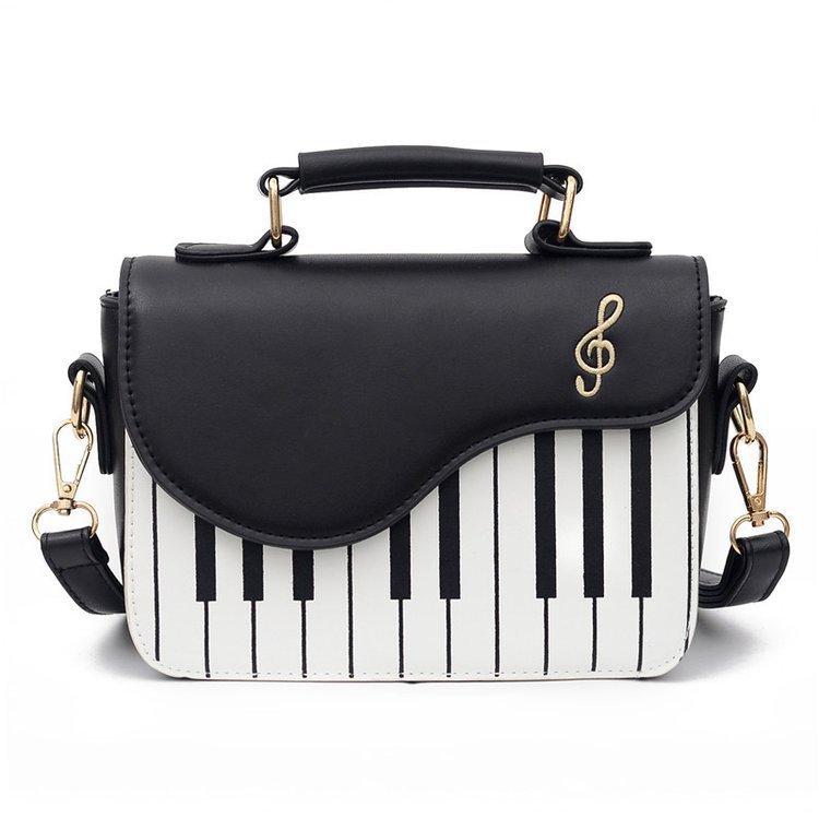 Women's Messenger Bag Piano Black TRB 2364 One Size