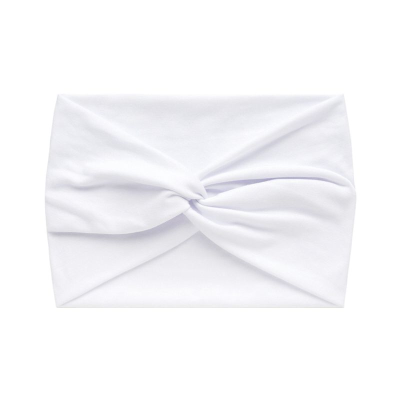 Fashion 18cm Pure Color Wide Cross Elastic Sports Yoga Hair Band Women's Antiperspirant Sweat Headband Hair Accessories Hair Band