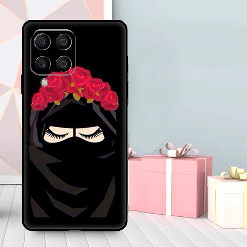 Мусульманский Исламский Чехол-Хиджаб для Девочек на Samsung Galaxy M56 M52 M32 M53 M16 M11 M21 M31 M35 M12 M13 M14 M15 M36 M55 M34 M54
