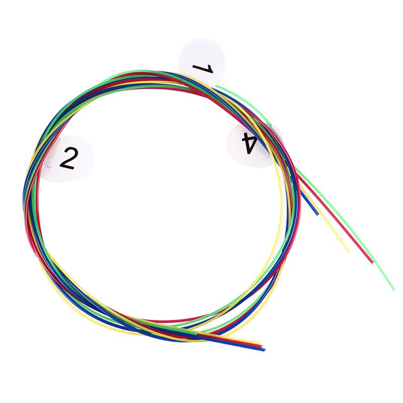 4 шт. набор струн для укулеле, цветные нейлоновые струны для укулеле 21/23/26 дюймов