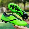 Fashion Men's Soccer Shoes TF/FG Non-Slip Turf Soccer Cleats Train Shoes High Quality Breathable Outdoor Sneakers Lace Up Football Boots