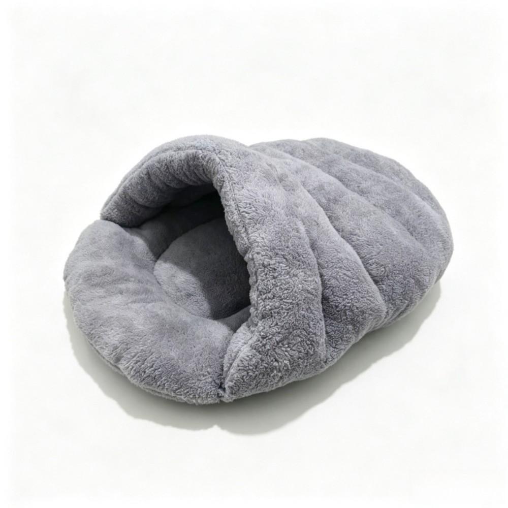 Warm Cat Sleeping Bag Soft Skin-Friendly Semi-enclosed Pet Nest Dog Nest Mat Cold Weather
