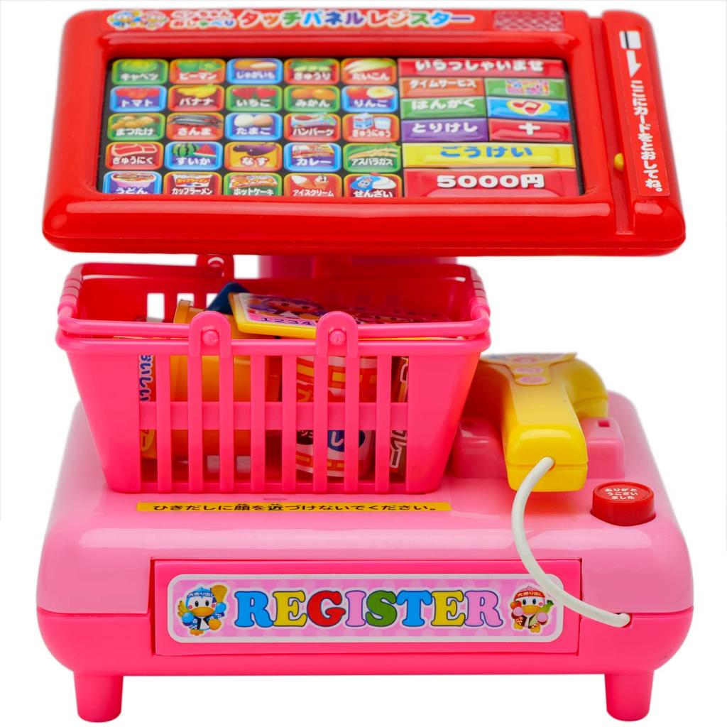 Tsuyama Pen-chan Toy Talking Touch Panel Cash Register A096 Pink