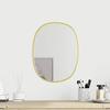 VidaXL Wall Mirror Makeup Vanity Cosmetic Bedroom Decoration Bathroom Living Room Interior Gold 348215