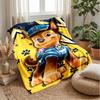 Paw PatrolPrinted Flannel Blanket Cozy Skin-Friendly Warm Throw for Couch Bed Indoor Daily Use