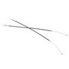 2Pcs Outboard Throttle Cable 66T‑26301‑00 Metal Enhanced Performance Boat Outboard Engine Throttle Shift Cable for 40HP