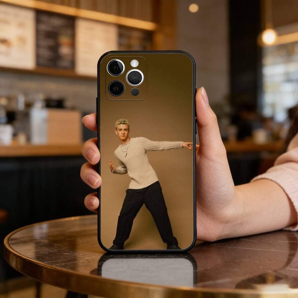 Чехол для телефона певца Джастина Тимберлейка для iPhone 17, 16, 15, 14, 13, 12, 11 Plus, Pro Max, Мягкий силиконовый черный чехол