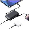 Powerbank 10000mAh 20W USAMS XR Series z kablem USB-C/Lightning Czarny