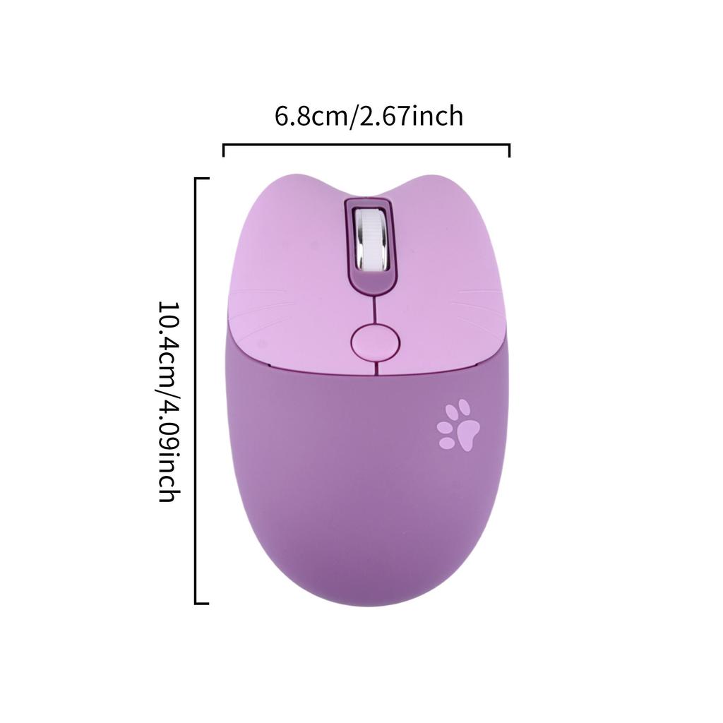 2.4G Cat беспроводная мышь без звука USB-приемник симпатичная портативная 3 уровня DPI мышь для ноутбука M3 компьютер 2.4G беспроводная мышь симпатичная мышь
