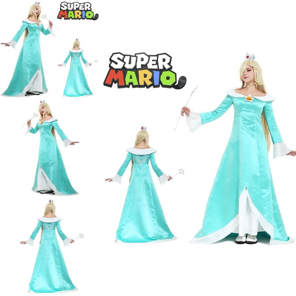 Gorgeous Rosalina Princess Dress Cosplay Costume Polyester Material