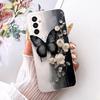 Transparent For Samsung M13 4G SM-M135F Case For Samsung Galaxy M13 4G Cover Cute Cat Fashion Butterfly Funny Painted Casing