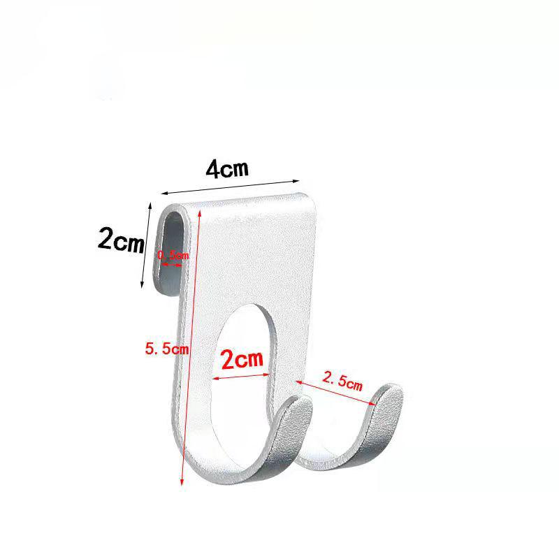 Двойной крючок для бритвы, крючок для телефонной вилки, перевернутый настенный крючок для ванной, двойной водонепроницаемый бесшовный крючок, крючки для полотенец