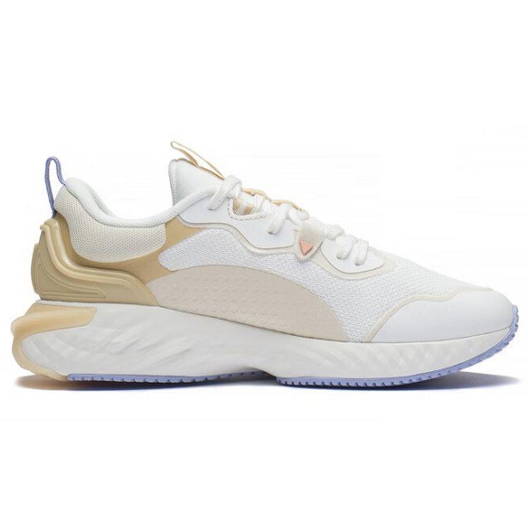 Li Ning Спортивная повседневная обувь с амортизацией, низкая, женская, хаки AGLS212-5
