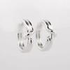 SWIRLY EARRING SILVER
