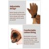 1Pair Leather Cowhide Protective Gloves Hand Protection Labor Protective Gloves  Motorcycle