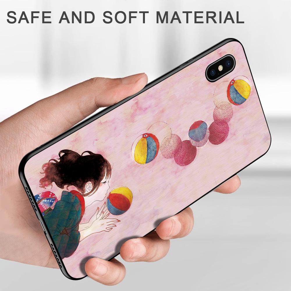 Чехол для телефона с рисунком, противоударный, мягкий силиконовый защитный чехол из ТПУ для телефона Samsung, чехол