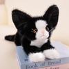 53cm New Lifelike Realistic Cat Plush Toys Soft Stuffed Kitten Model Devon Rex Animals Room Decoration Birthday Christmas Gift
