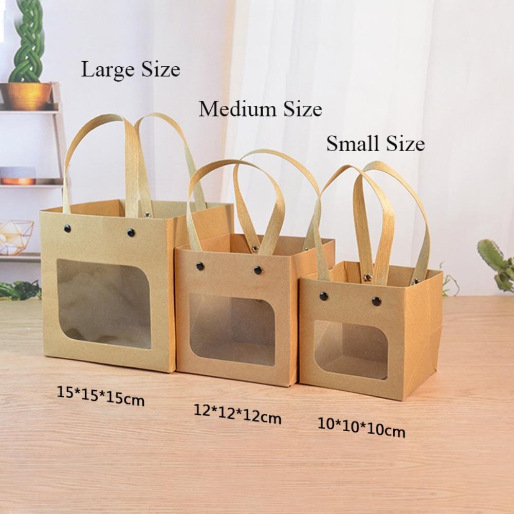With Handle Gift Packaging Bag Paper Paper Bag High Quality Birthday Goodies Bag