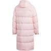 Adidas Уличный длинный пуховик с капюшоном, мужская верхняя одежда, туманно-кораллово-розовый GK0666