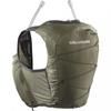 SALOMON Hydration Vest Rucksack Backpack ACTIVE SKIN 8W Wth Flasks Women's DUSKY GREENEBONY M