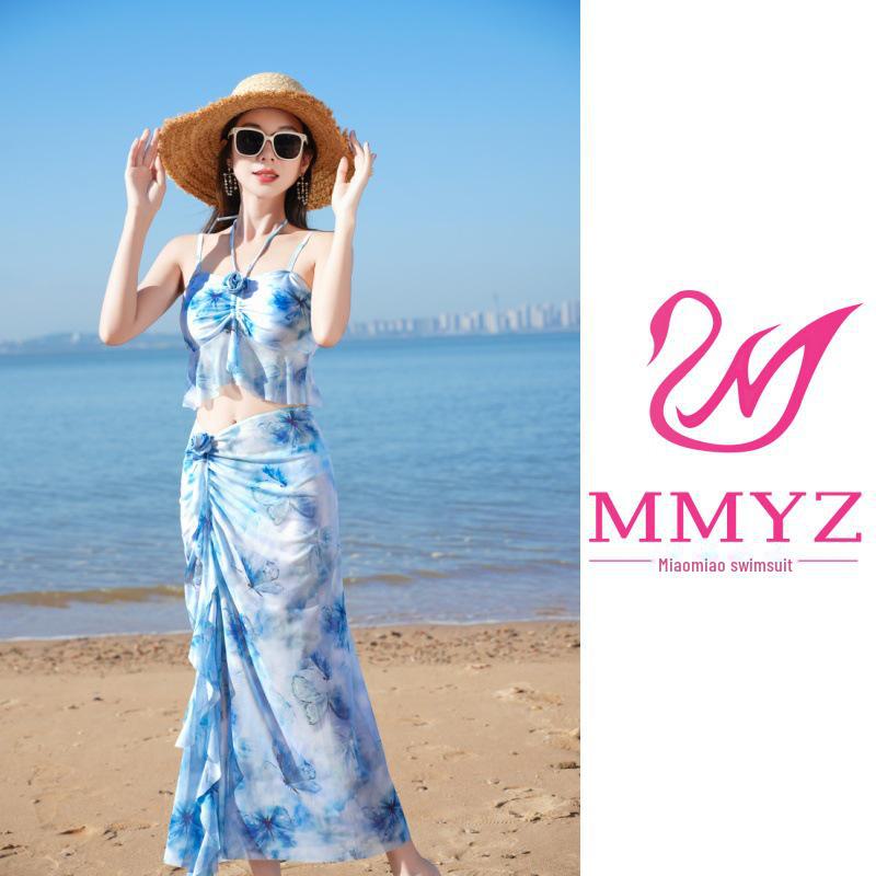 Женский раздельный купальник бикини 2025 - Стиль интернет-знаменитости для курортов и горячих источников