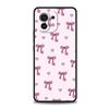 Чехол для телефона для Xiaomi 15 14 13 12 Lite 14T 13T 12T Pro Poco X7 X6 X5 X4 X3 NFC F7 Ultra F6 Pro Мягкий чехол Милый Розовое Сердце Бантик