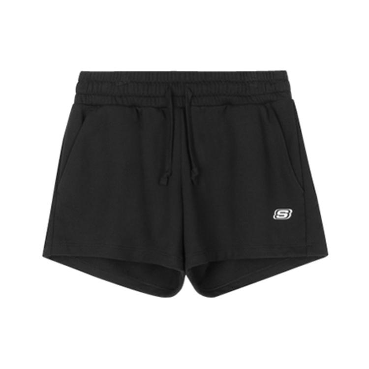 (WMNS) Skechers Lifestyle Series Short 'Black Grey Pink' Women's L220W194