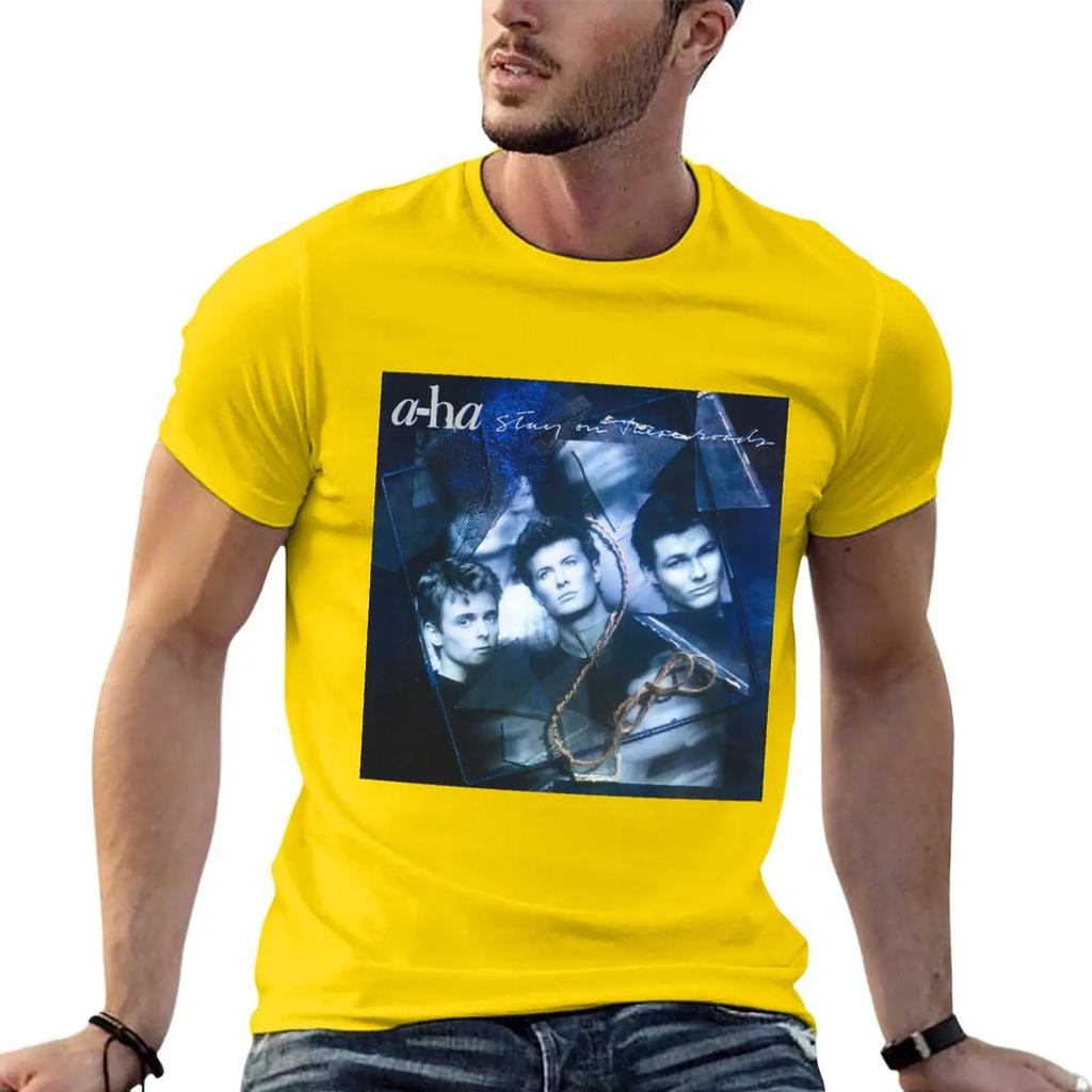 Aha Stay On These Roads Tshirt Aesthetic Clothes Summer Clothes Quick Drying Customs Unisexs T Shirt