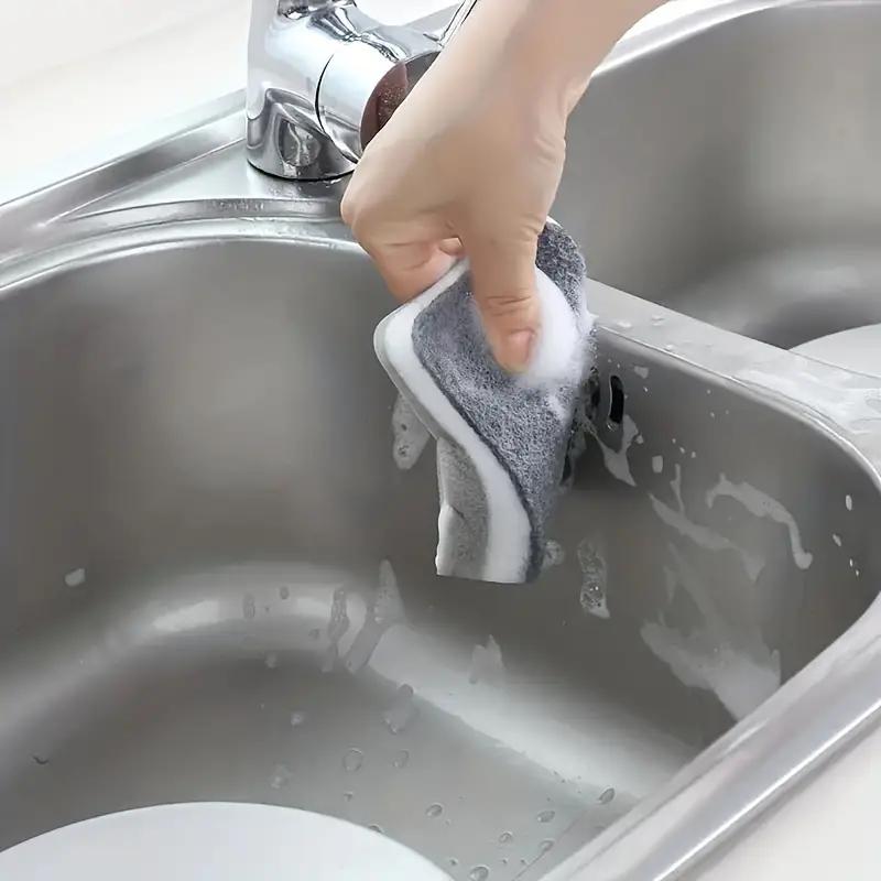 1/5/10Pcs Double Side Dishwashing Sponge Dish Washing Brush Pan Pot Dish Wash Sponges Household Cleaning Kitchen Tools