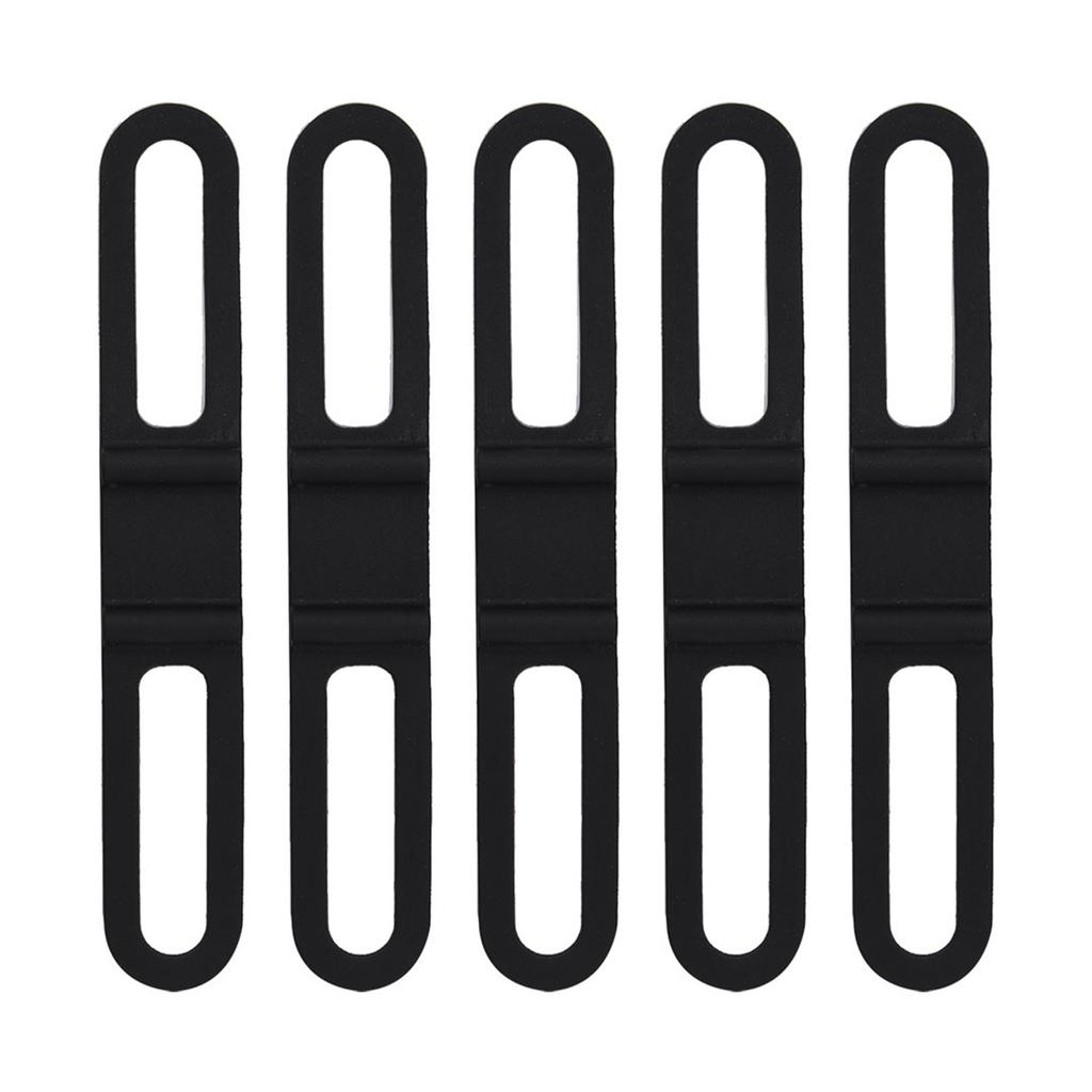 5Pcs set Multipurpose Bike Cycling Bicycle Silicone Fixed Strap Bandage Flashlight Mount Holder