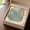 Sentimental Christmas Gifts for Besties Heart Ornament with Heartwarming Message, Best Friend Decorative Friendship Souvenirs Friends Keepsake,