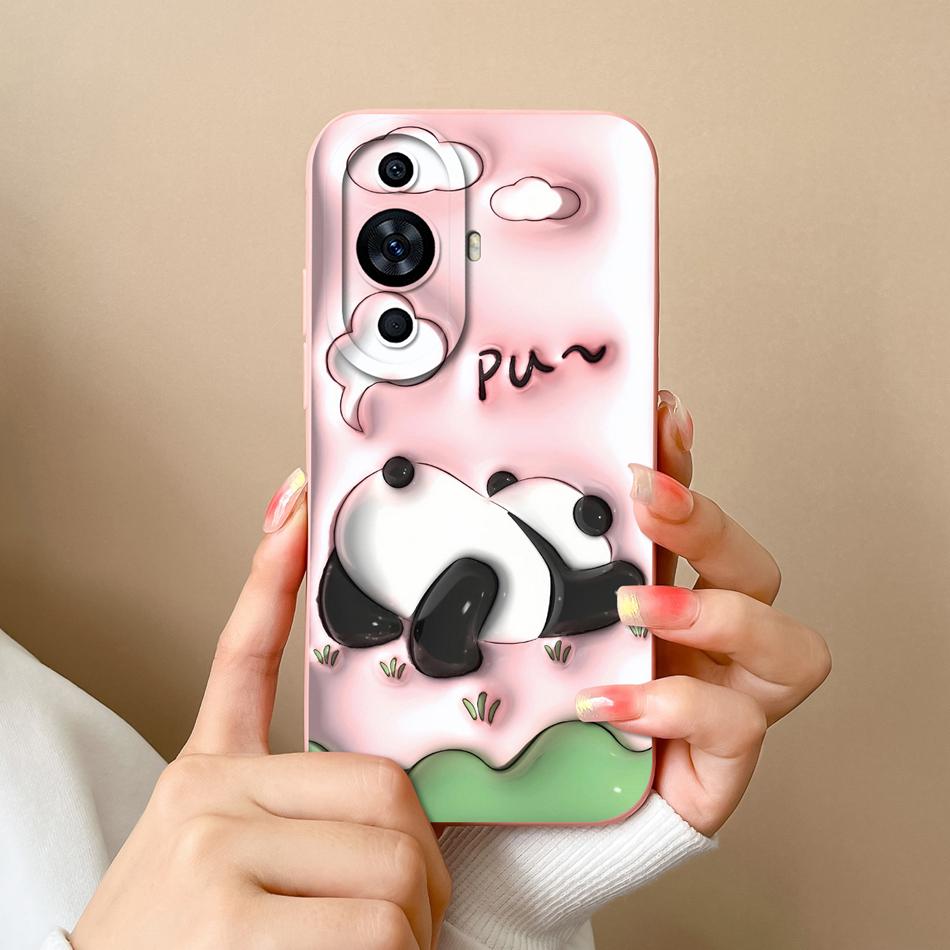 Чехол для телефона Huawei Nova 11 Pro Милый дизайн Полная защита Funda Для Huawei Nova11 11Pro Мягкие задние крышки из жидкого силикона